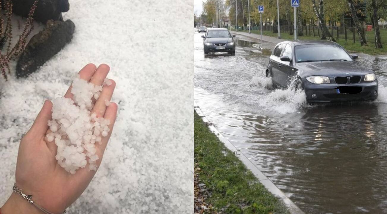 Akys nemeluoja: vieni lietuviai fiksuoja krušą, kiti – skęsta balose