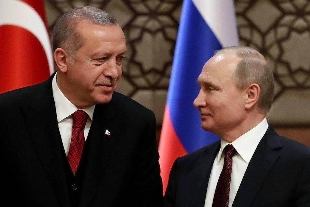 R. T. Erdoganas ir V. Putinas