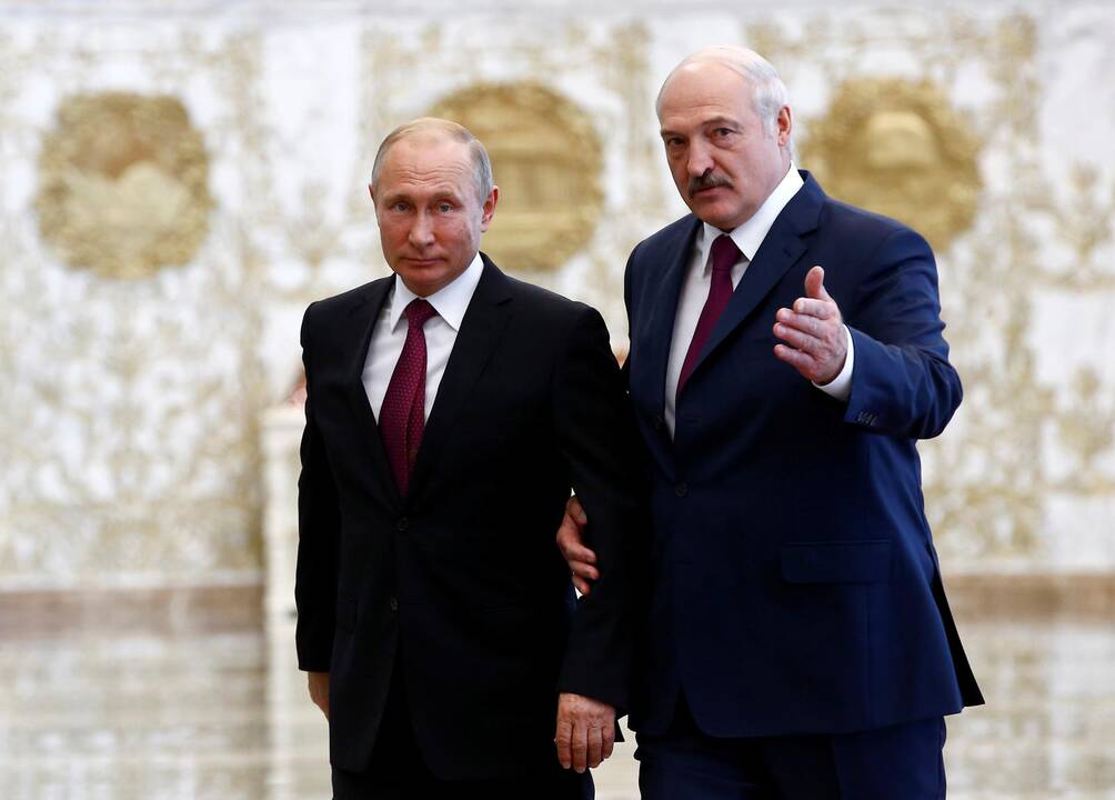 Vladimiras Putinas ir Aleksandras Lukašenka