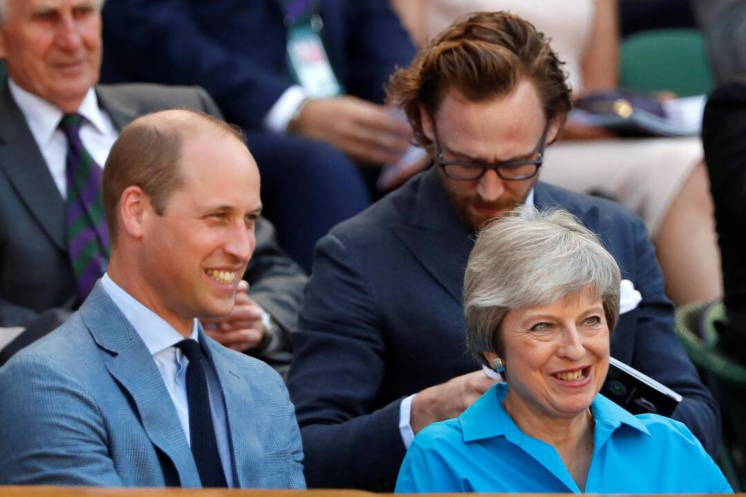 Theresa May ir Princas Williamas