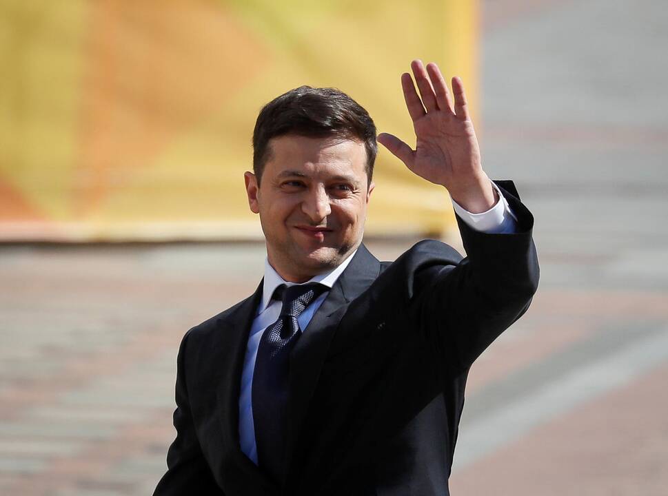 V. Zelenskis prisaikdintas Ukrainos prezidentu