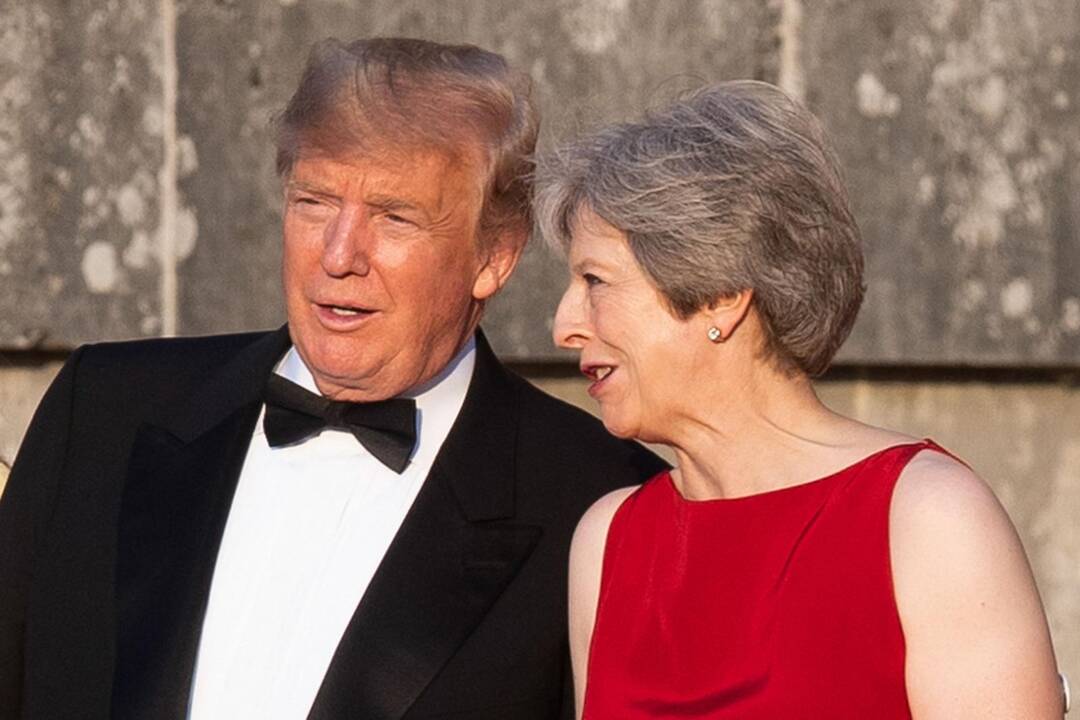 Donaldas Trumpas ir Theresa May