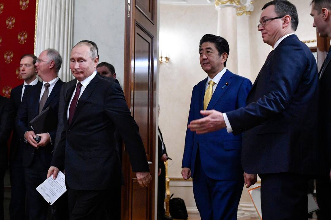 Vladimiras Putinas, Shinzo Abe