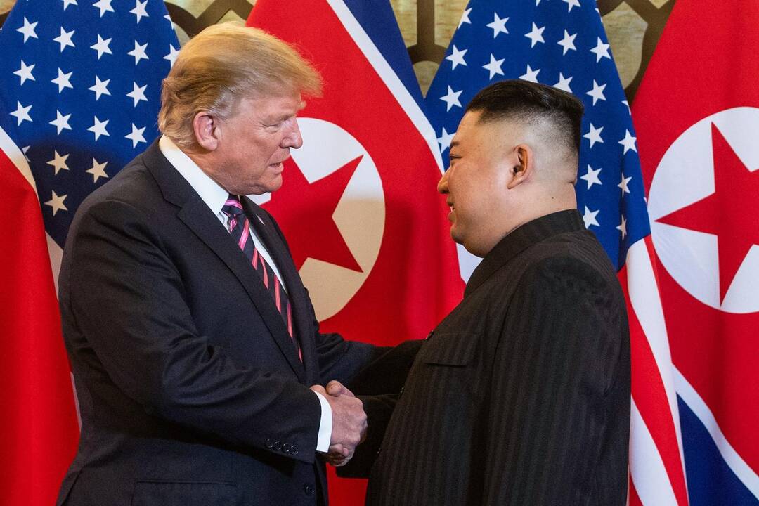 Donaldas Trumpas ir Kim Jong Unas