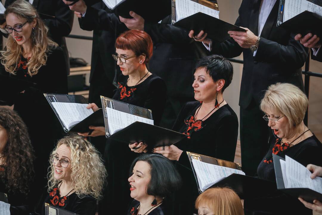 Klaipėdos choras „Aukuras“.