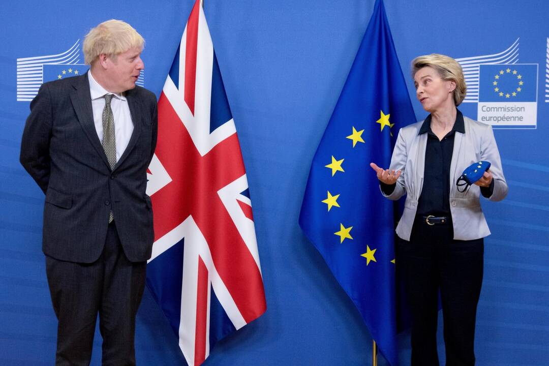 Borisas Johnsonas ir Ursula von der Leyen