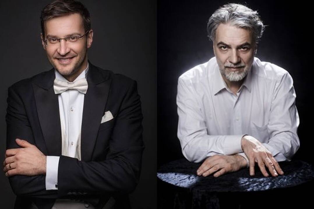 Lietuvos nacionalinis simfoninis orkestras, vadovaujamas dirigento M. Pitrėno, koncertuos su pianistu P. Geniušu.