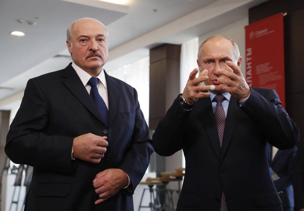 Aleksandras Lukašenka ir Vladimiras Putinas