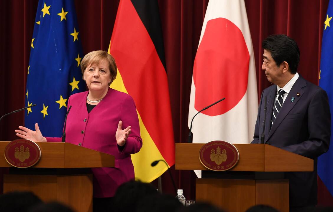 Angela Merkel ir Sh. Abė