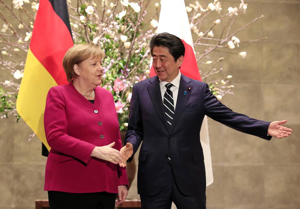Angela Merkel ir Sh. Abė