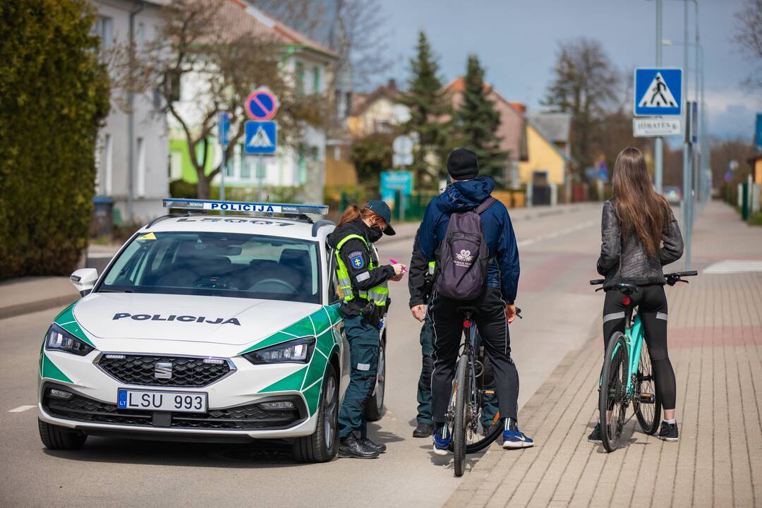 Klaipėdos apskrityje – sustiprintas policijos pareigūnų dėmesys eismo dviračiais ir paspirtukais