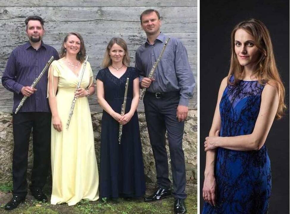 Lietuvos fleitų kvartetas Klaipėdoje pasirodys su dainininke G.Gelgote.
