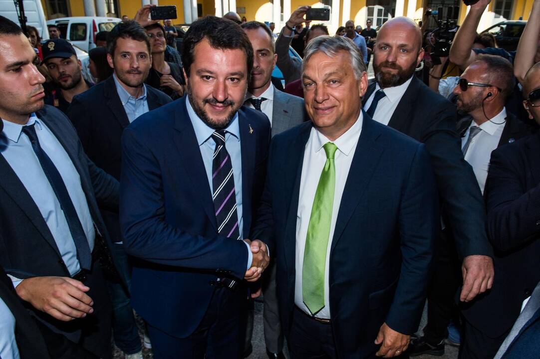 Viktoras Orbanas ir Matteo Salvini