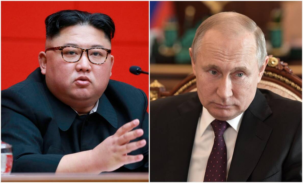 Kim Jong Unas ir Vladimiras Putinas