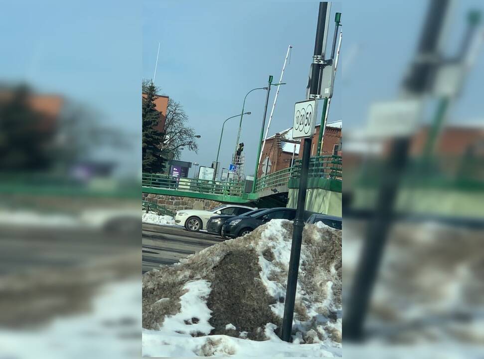 Pokyčiai: išmanusis greičio matuoklis išmontuotas Melnragėje ir perkeltas į uostamiesčio centrą.