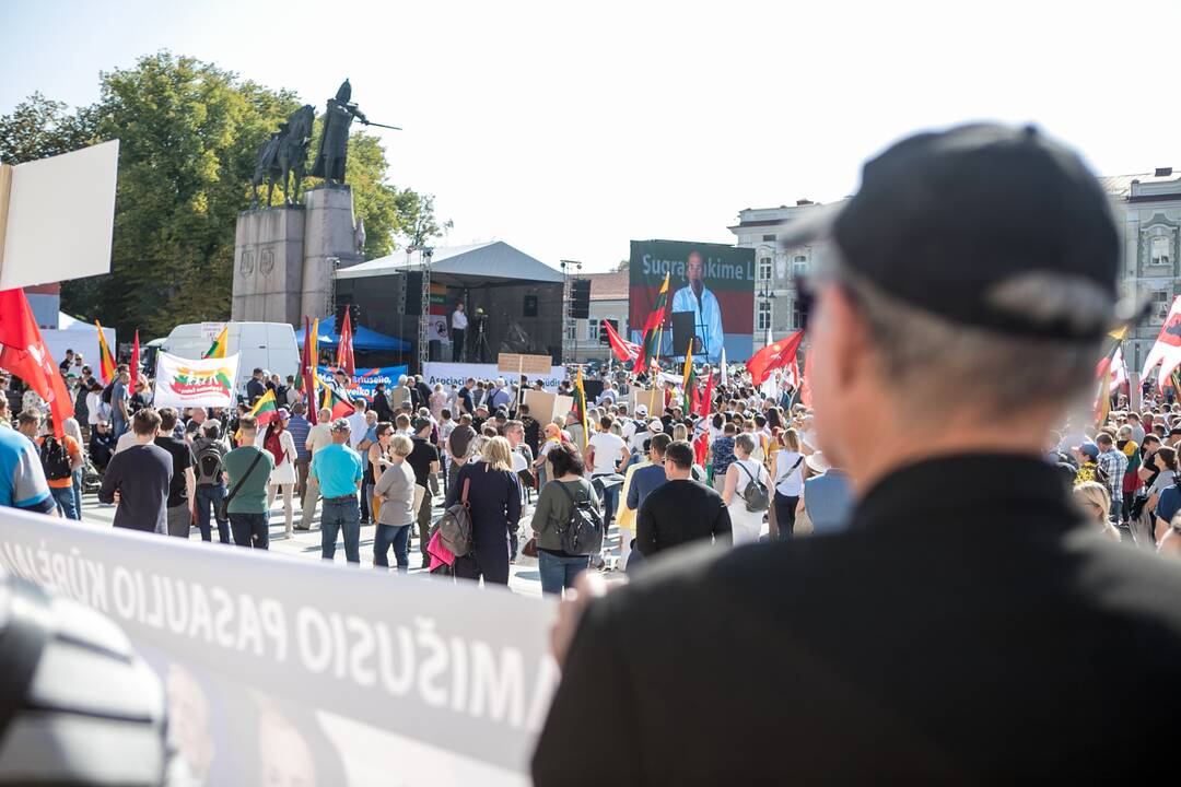 Šeimų sąjūdžio mitingas Vilniuje
