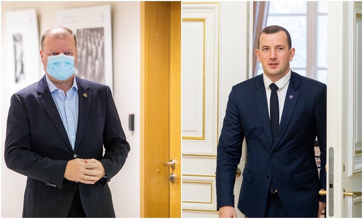 Saulius Skvernelis ir Virginijus Sinkevičius