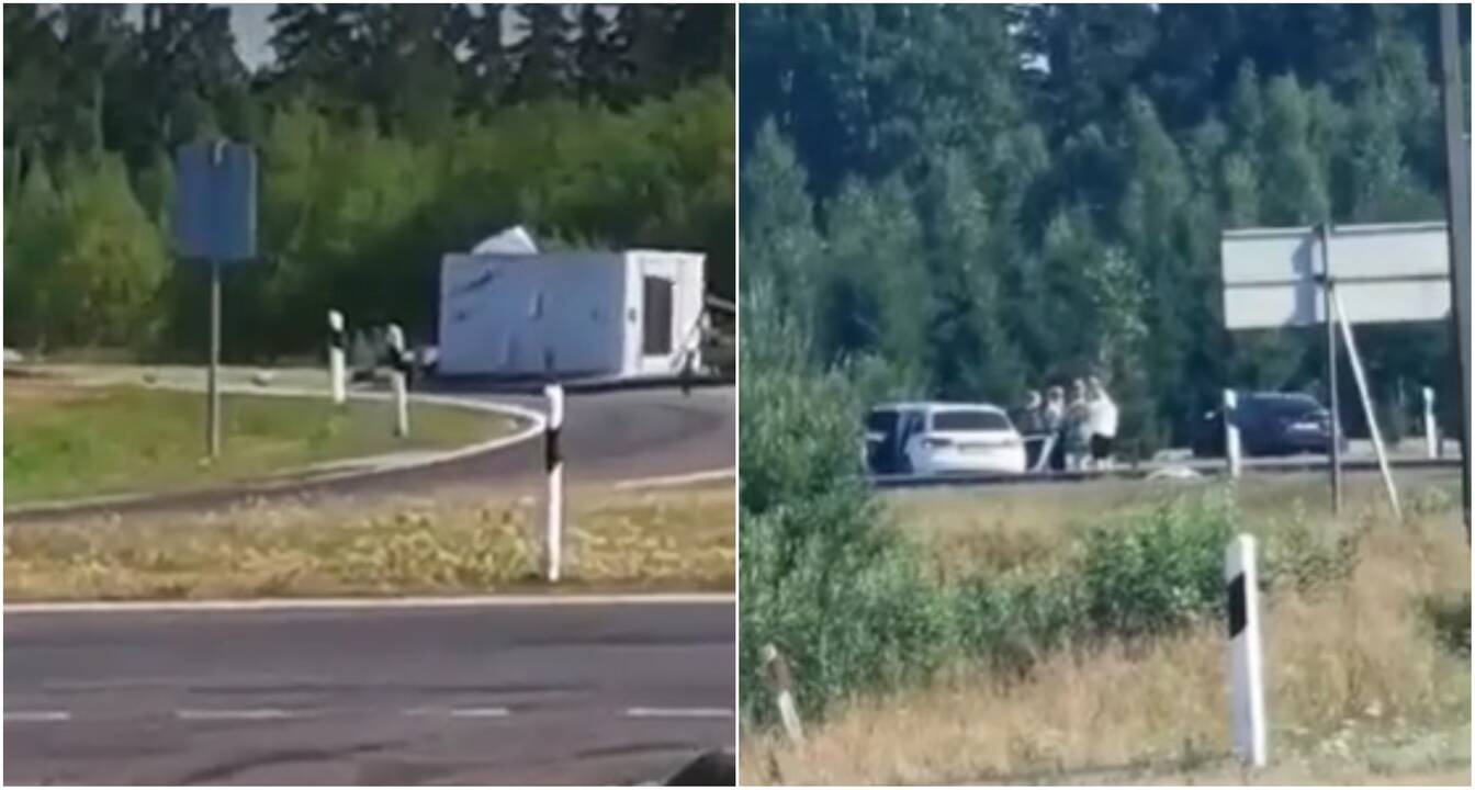 Avarija pakeliui į Klaipėdą: susidūrė du automobiliai ir kemperis, prireikė medikų