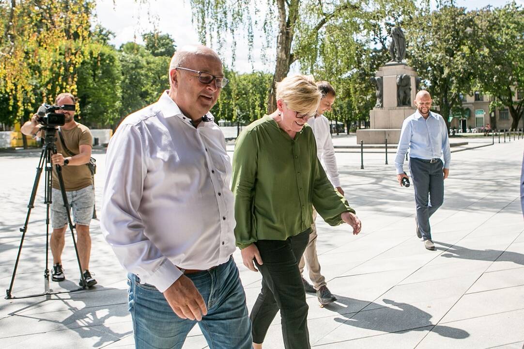 Visvaldas Matijošaitis ir Ingrida Šimonytė