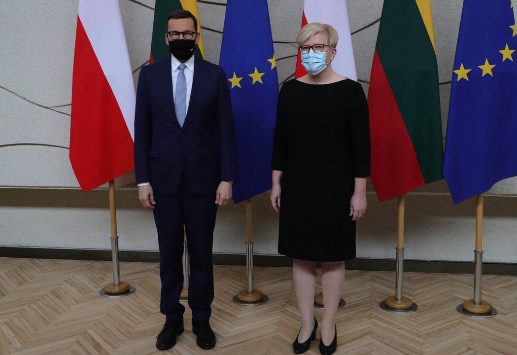 Lietuvoje vieši Lenkijos premjeras M. Morawieckis