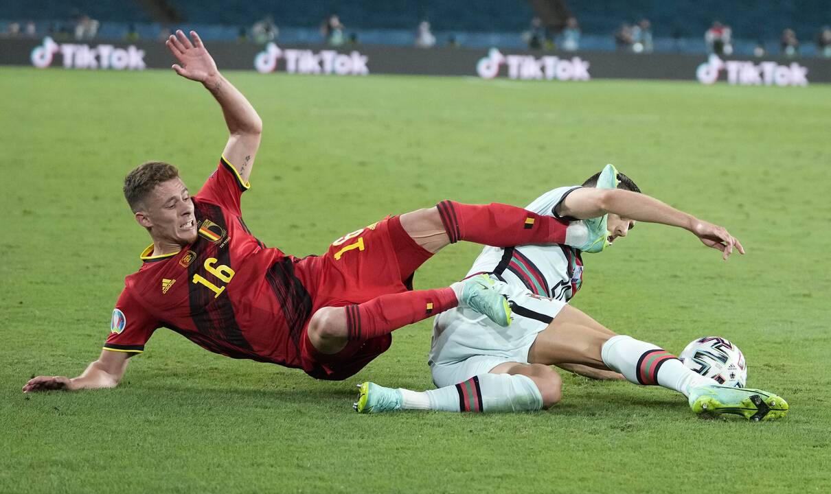 Europos futbolo čempionatas: Belgija–Portugalija 1:0