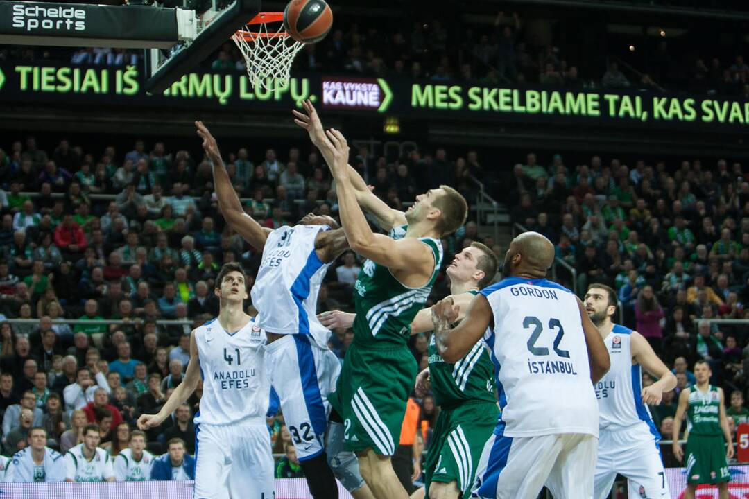 Kauno „Žalgiris“ - Stambulo „Anadolu Efes“