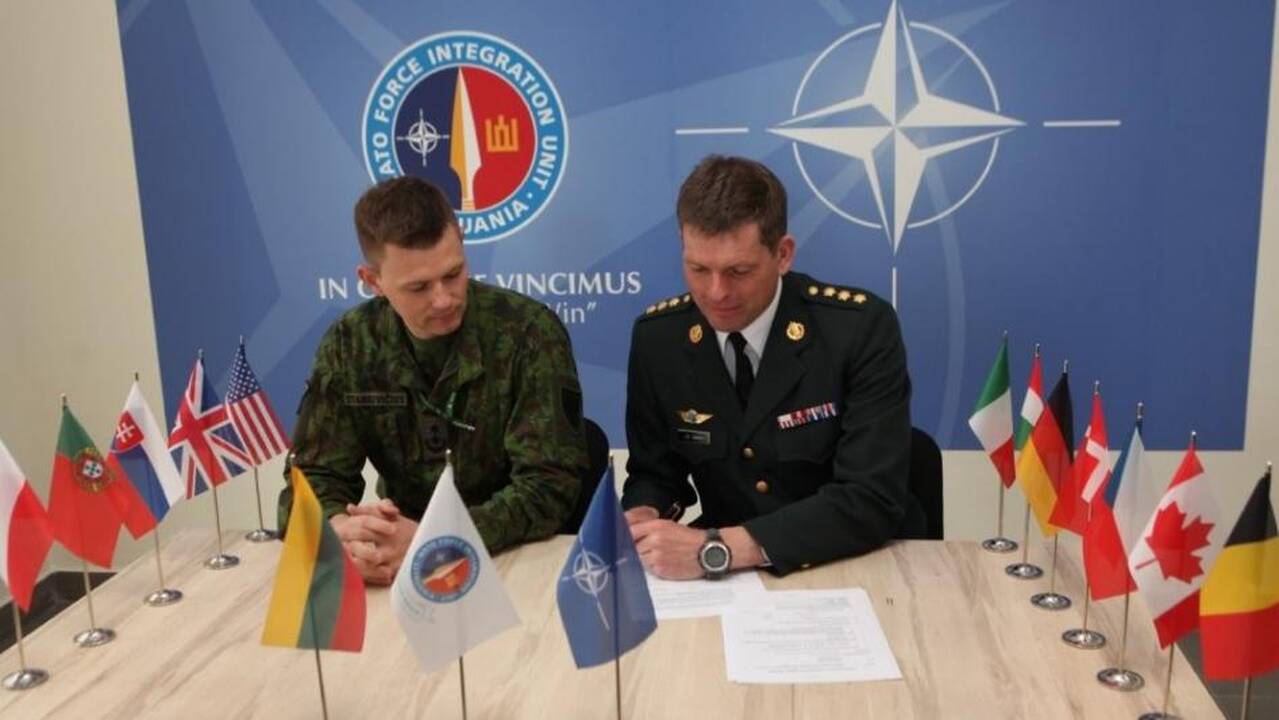 NATO pajėgų integravimo vienetas pasiekė pilną operacinį pajėgumą Lietuvoje
