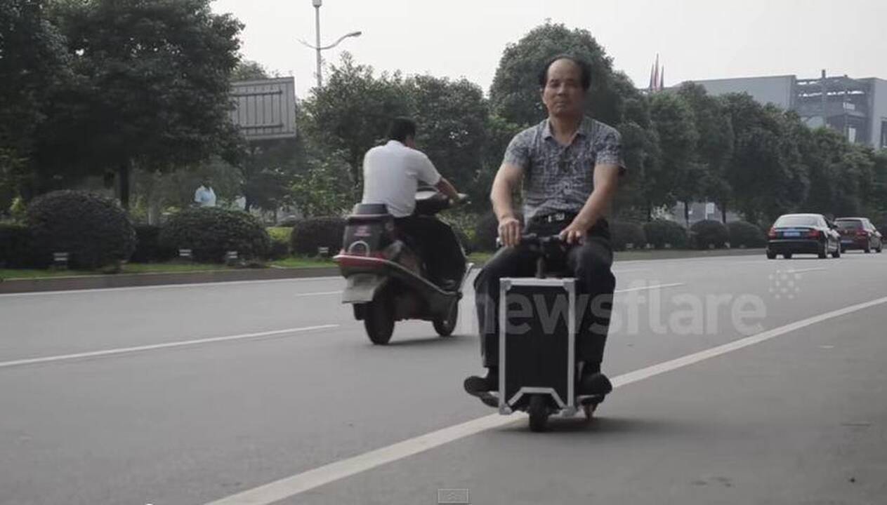 Kam ta mašina, jei važiuoti galima ir elektra varomu lagaminu?