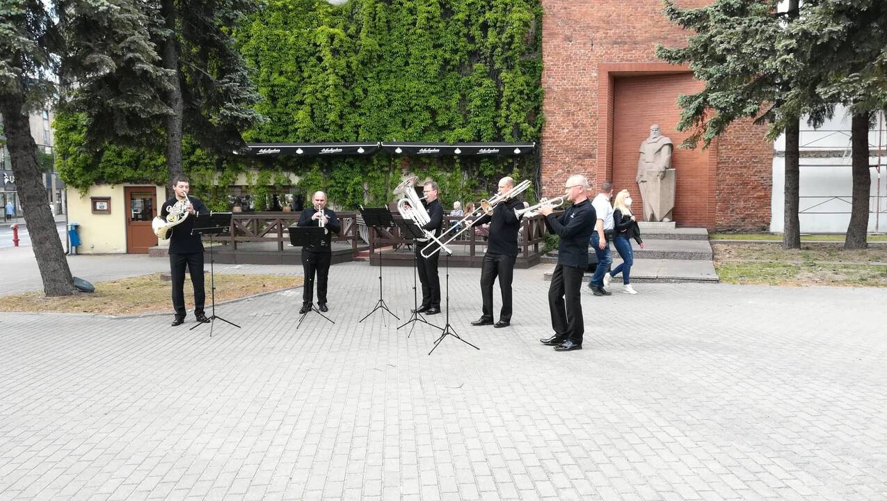 Klaipėda prisijungė prie akcijos „Ačiū, Lietuva!“