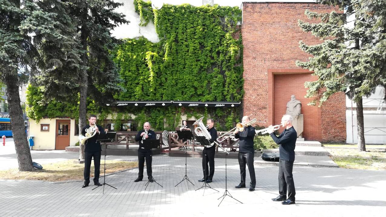 Klaipėda prisijungė prie akcijos „Ačiū, Lietuva!“