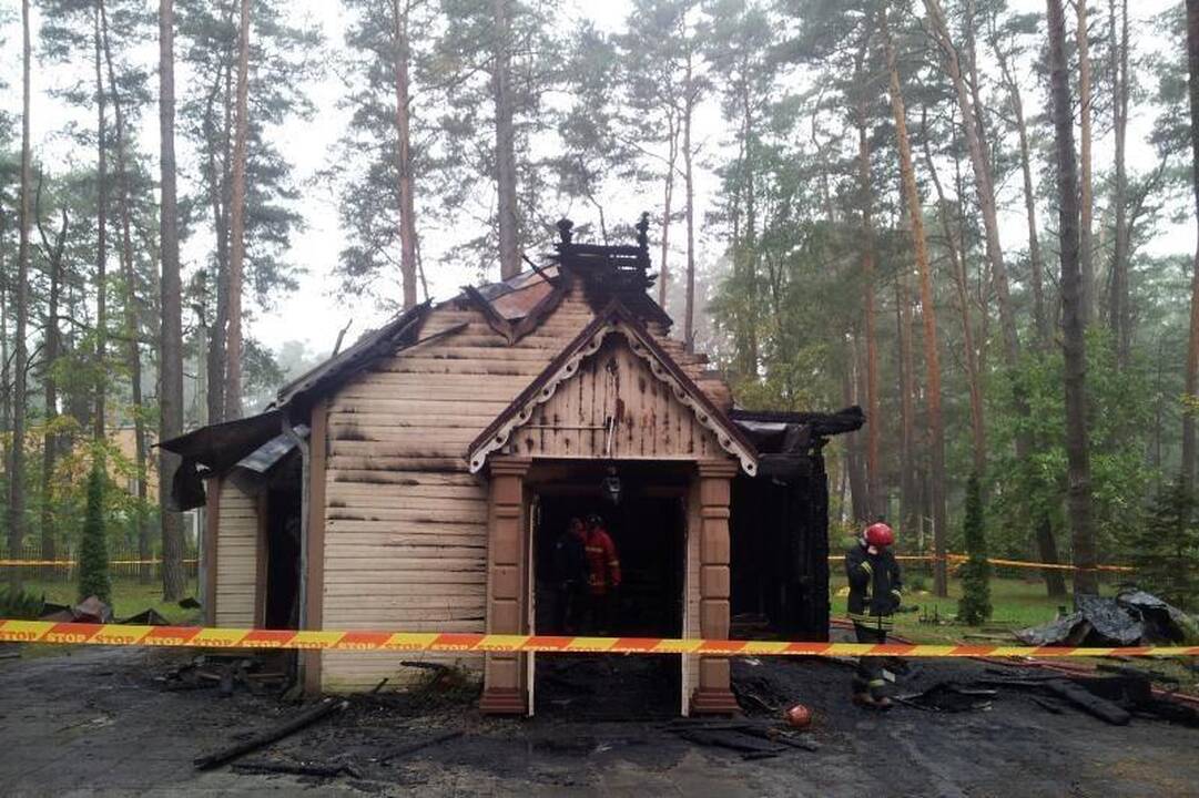 Treniruotės: prie beveik visų Kauno bažnyčių pastaraisiais metais buvo surengtos ugniagesių gelbėtojų pratybos.
