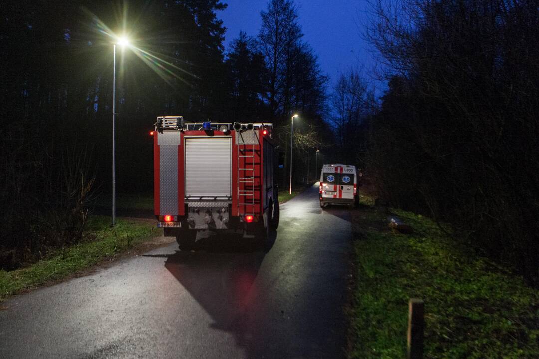 Dėl sprogmens Kleboniškio miške – tarnybų sujudimas