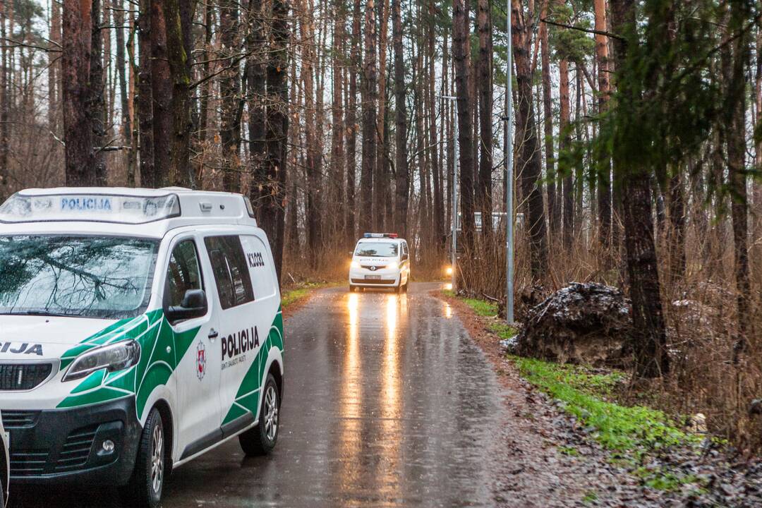 Dėl sprogmens Kleboniškio miške – tarnybų sujudimas
