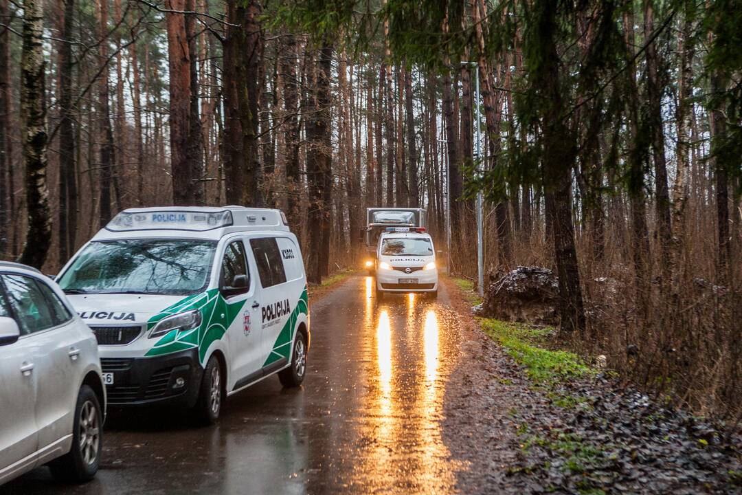 Dėl sprogmens Kleboniškio miške – tarnybų sujudimas