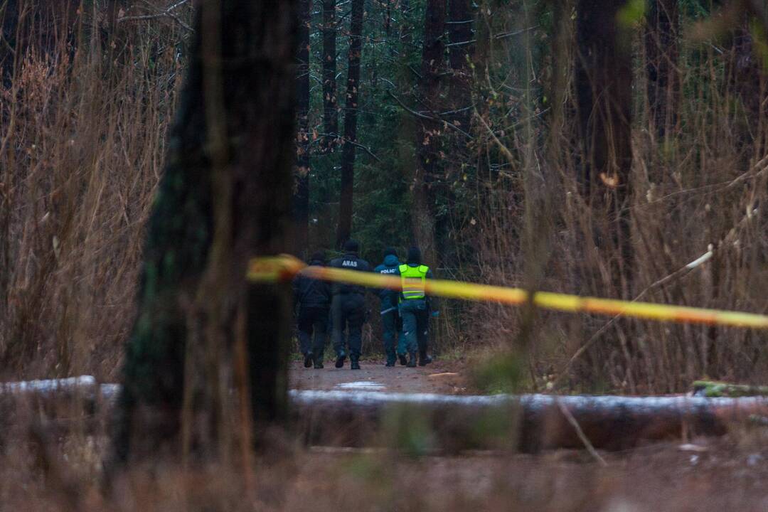 Dėl sprogmens Kleboniškio miške – tarnybų sujudimas