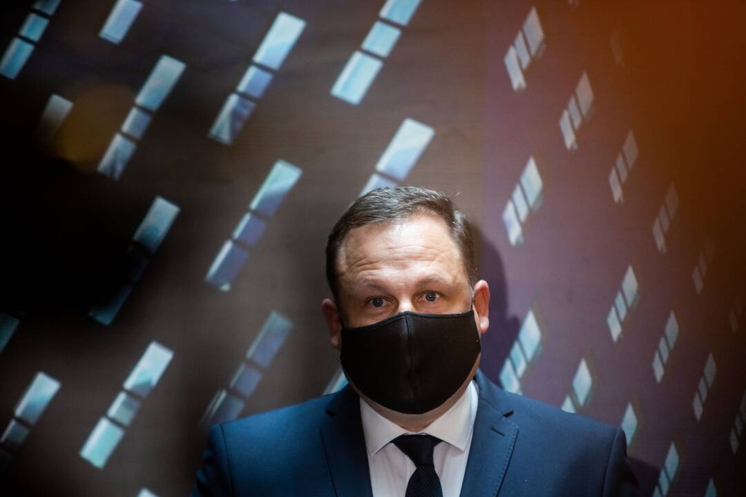 Spaudos konferencija dėl korupcinių nusikaltimų teisėsaugoje
