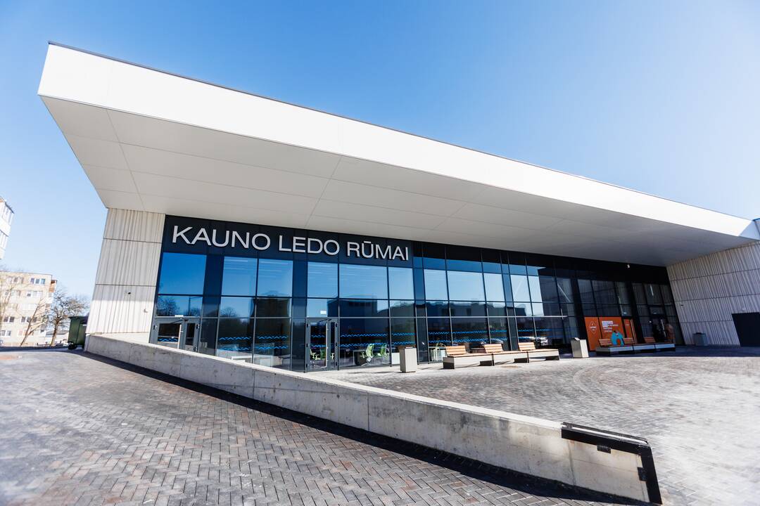 Duris atvėrė naujieji Kauno ledo rūmai