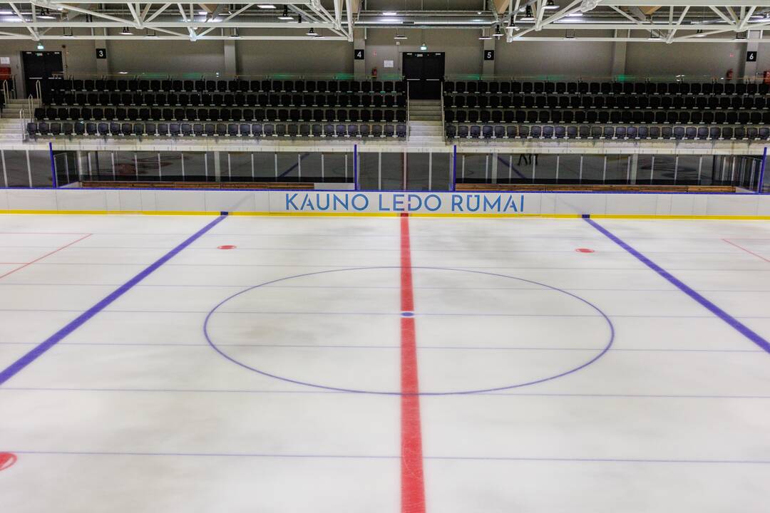 Duris atvėrė naujieji Kauno ledo rūmai