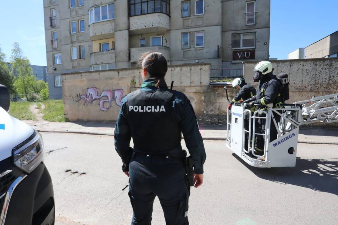 Moteriškos aistros: buto savininkės ir nuomininkės konflikte prireikė ugniagesių kopėčių