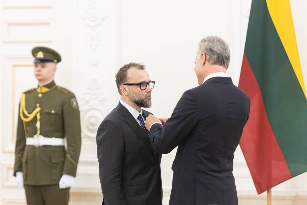 Valstybės apdovanojimų įteikimo ceremonija