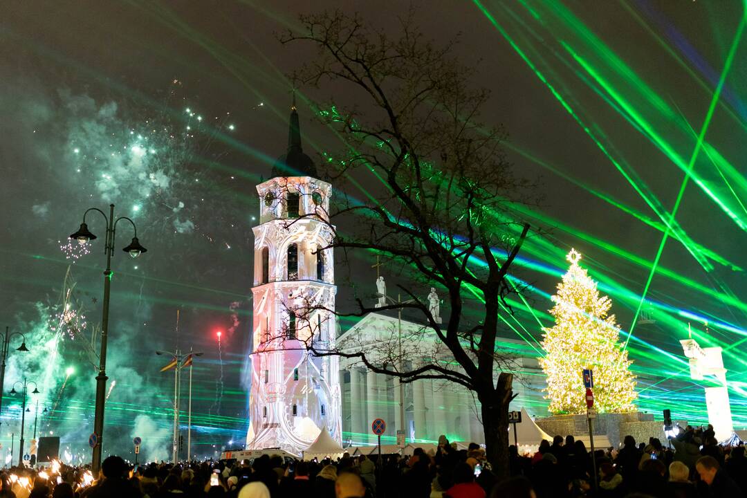 Vilnius sutiko 2024-uosius 
