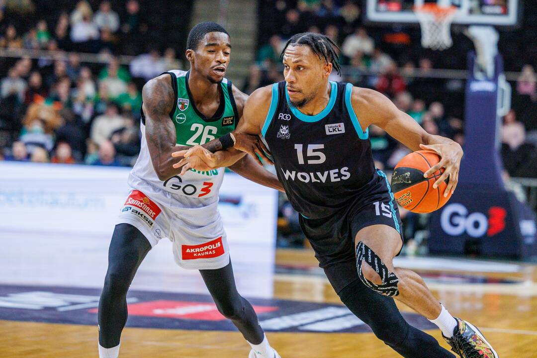 KMT rungtynės: Kauno „Žalgiris“ ir Vilniaus „Wolves“ (82:82)