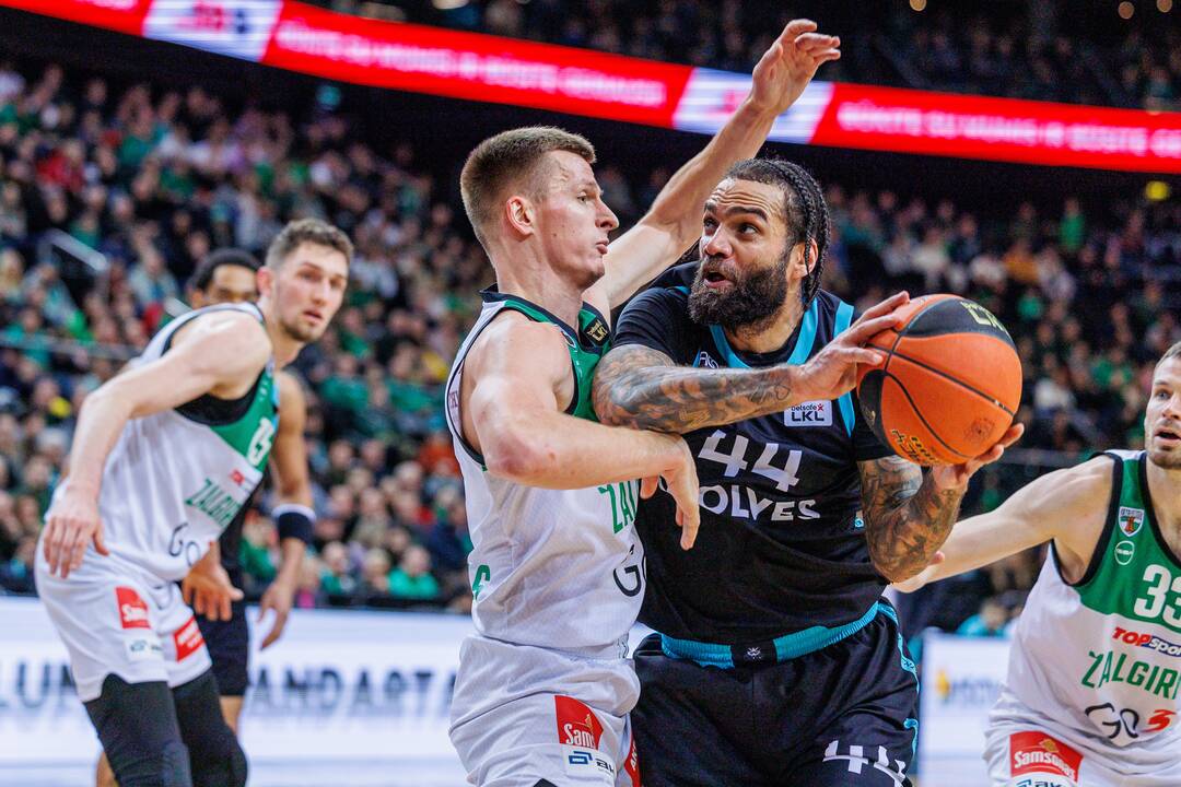 KMT rungtynės: Kauno „Žalgiris“ ir Vilniaus „Wolves“ (82:82)