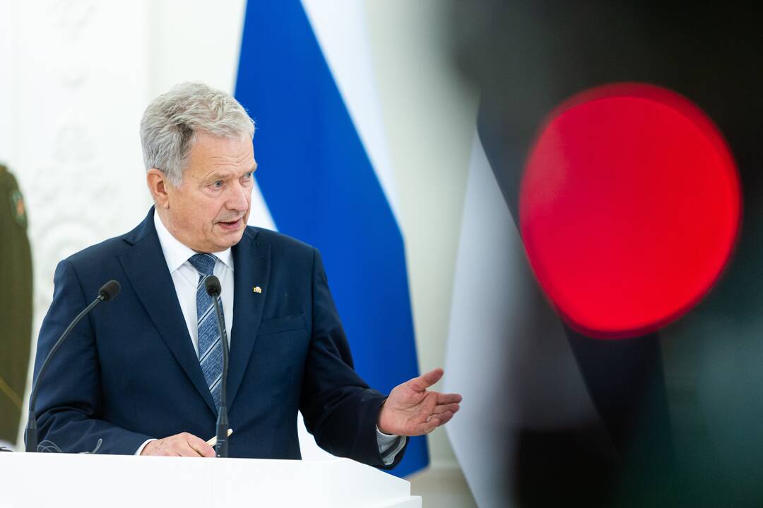 Oficialus Suomijos prezidento S. Niinisto sutikimas prezidentūroje