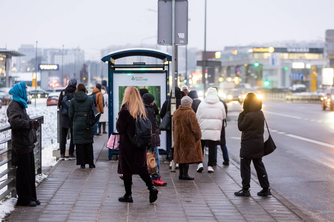 Vilniuje – viešojo transporto vairuotojų streikas