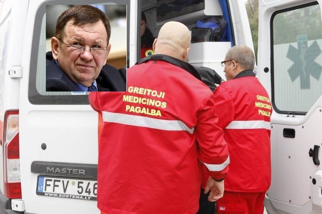 Medikai išsivežė K. Pūką iš šeimos klinikos 