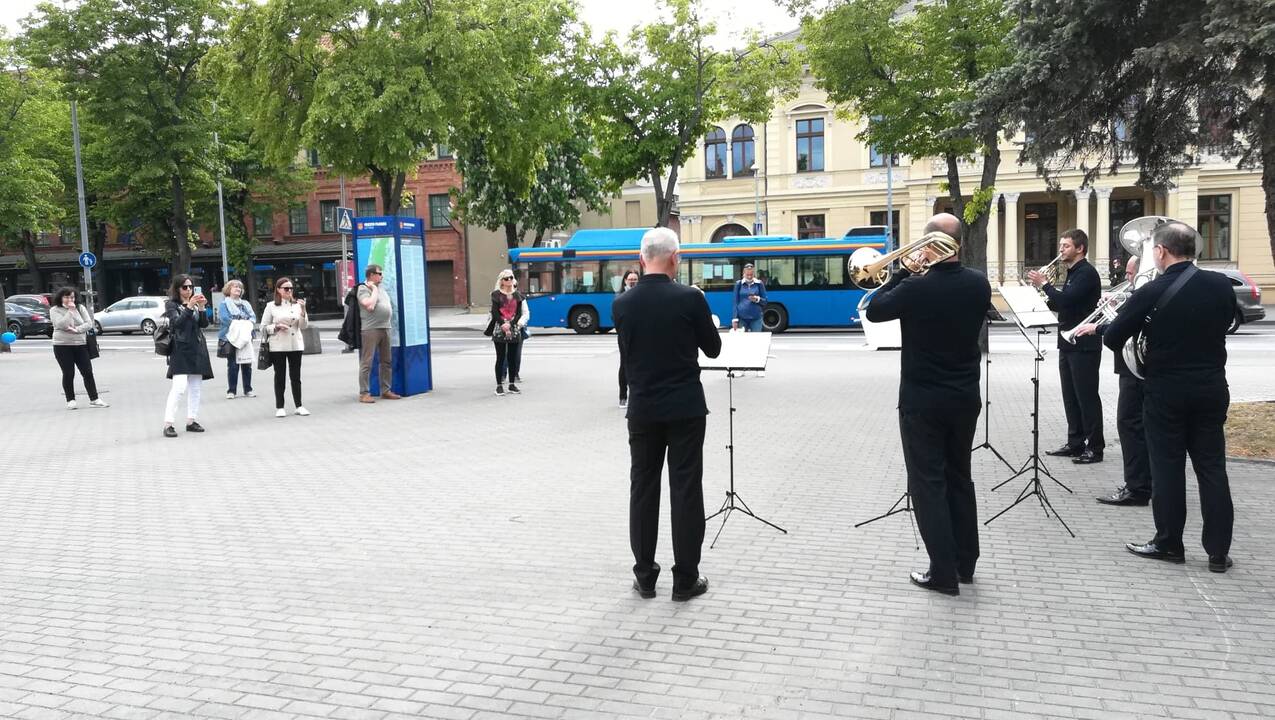 Klaipėda prisijungė prie akcijos „Ačiū, Lietuva!“