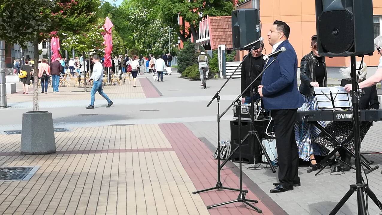 Klaipėda prisijungė prie akcijos „Ačiū, Lietuva!“