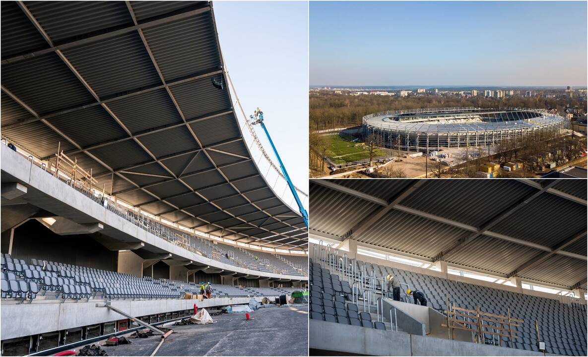 Procesas: Dariaus ir Girėno stadione jau atlikta apie 85 proc. darbų.
