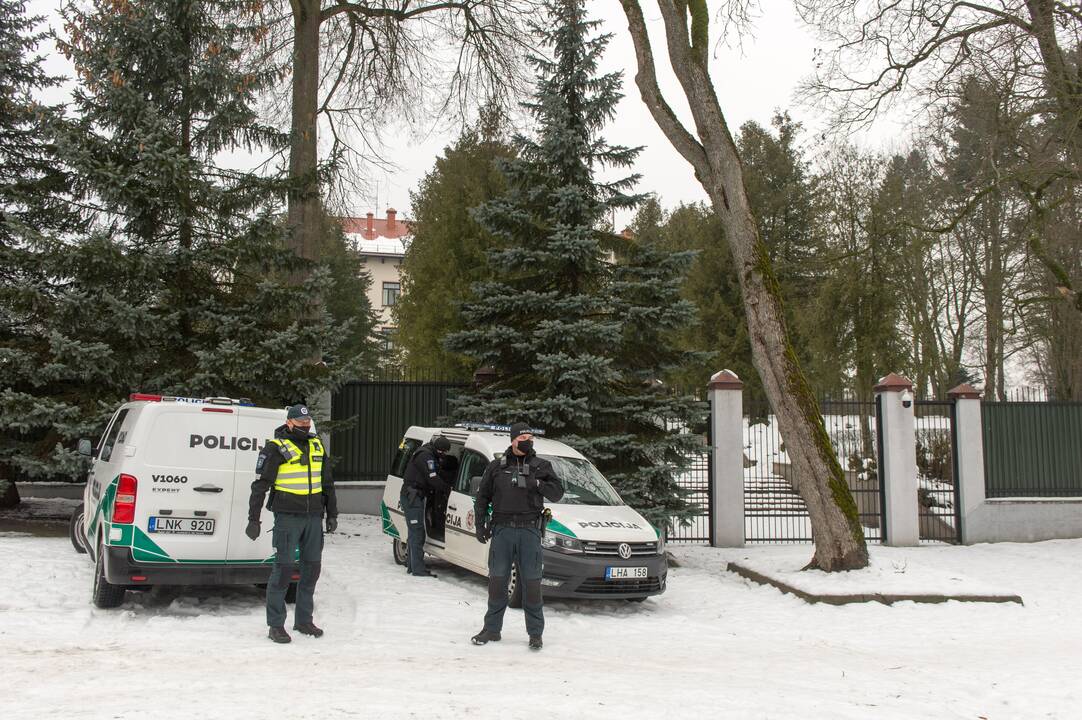 Po A. Navalno sulaikymo – piketas prie Rusijos ambasados Vilniuje